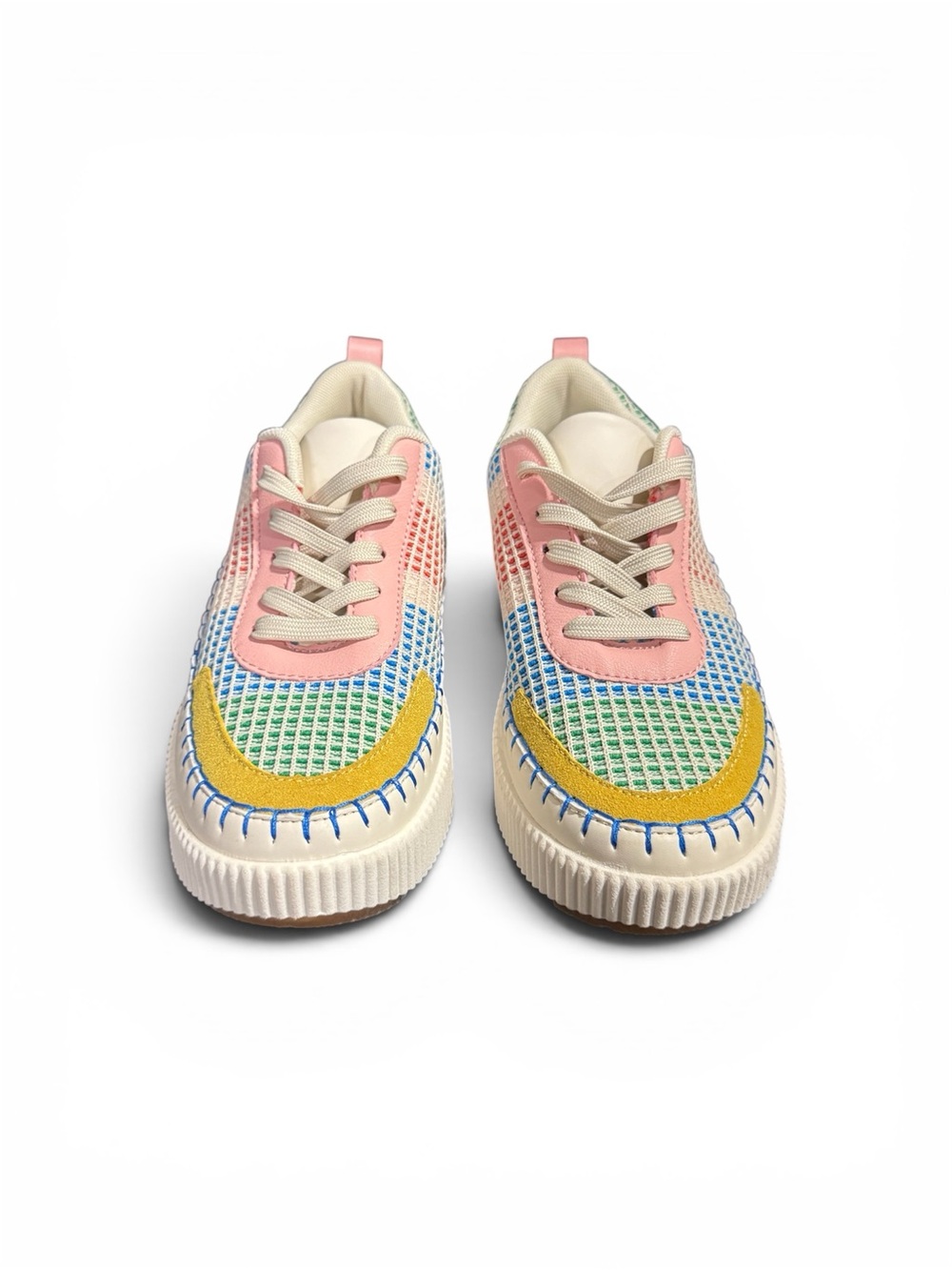 Nicole Miller New York Women’s Brita Multicolor Platform Sneakers Size 7